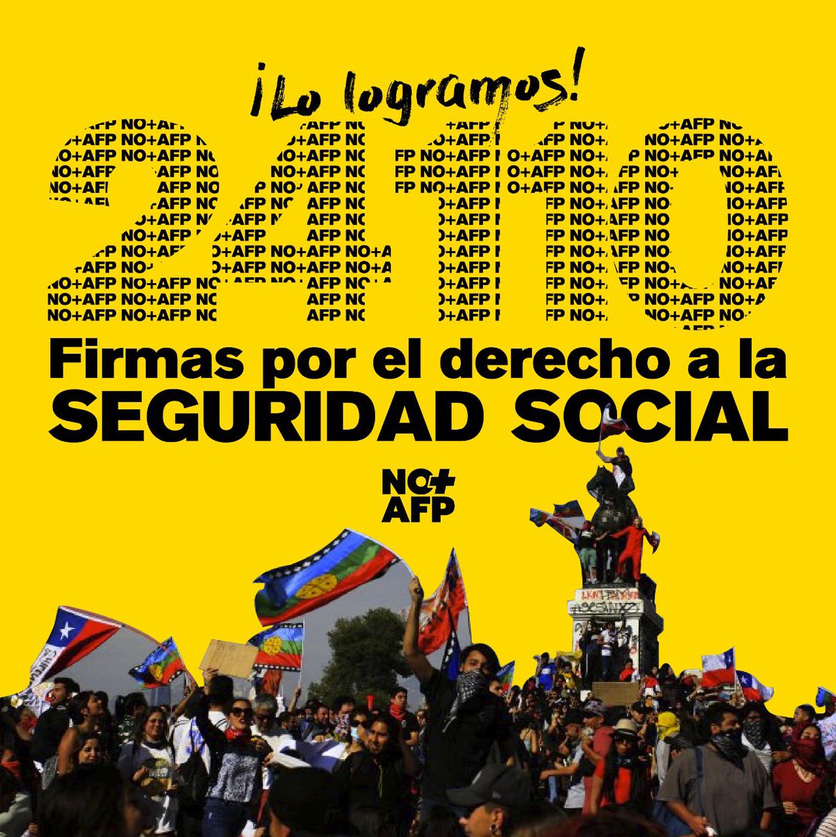 Nuestro mayor agradecimiento a cada una de las personas q apoyó nuestra iniciativa #NOmasAFP x el DERECHO A LA SEGURIDAD SOCIAL
Fue un arduo trabajo desplegado desde Arica a Magallanes q afianzó el compromiso de seguir adelante en esta lucha
#SeguridadSocialParaChile
#NOmasAFP