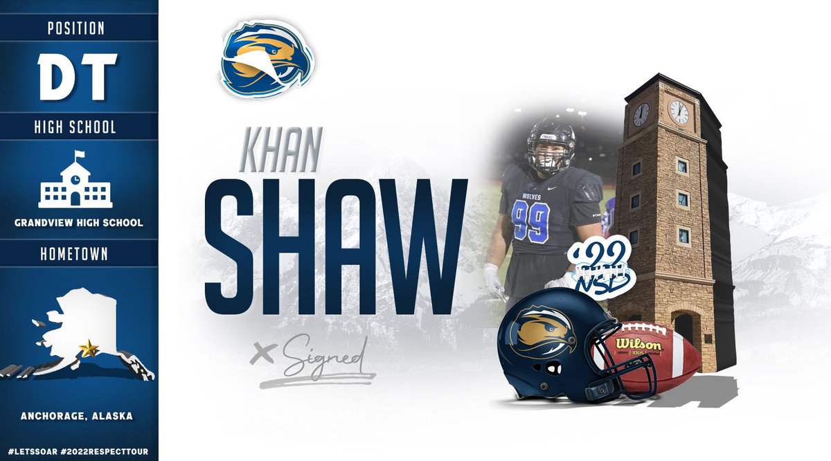 The SkyHawks welcome <a href="/LeeyadaakhanS/">Leeyadaakhan “Khan” Shaw</a> a Disrupter to #thefort #RespectTour2022 #letssoar #NSD22