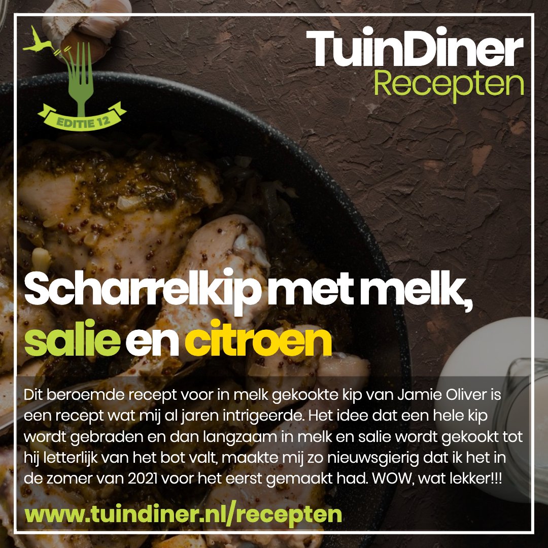Dit beroemde recept voor in melk gekookte kip van Jamie Oliver is een recept wat mij al jaren intrigeerde. 

Link: social.tuindiner.nl/7G3C

#foodideas #culinary #recipes #recipe #recipes #foodporn #jamieoliver #tuindiner #heiloo #borsato #recept #recepten #kip #chicken #foodie