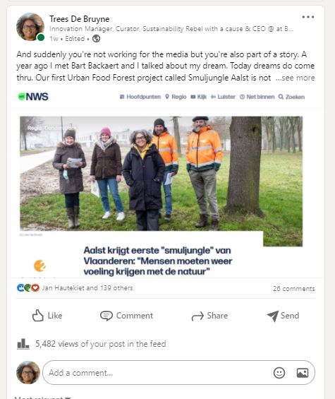 Als je spreek over een boost dan kan dit wel tellen. Morgen is onze eerste infosessie voor de Smuljungle Aalst. Men zegge het voort. Of schrijf je in eventbrite.nl/e/247845531657
#barktoday #voedselbos