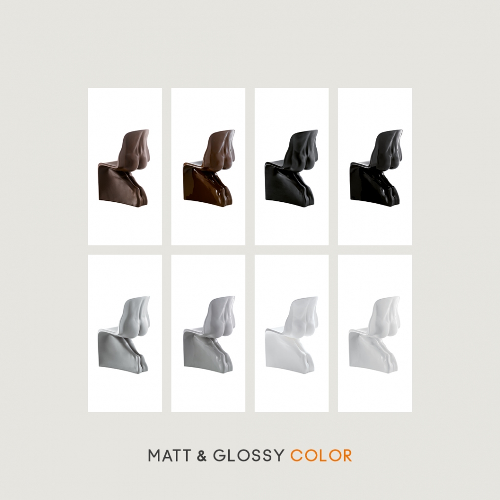 CasamaniaDesign's tweet photo. GLOSSY OR MATT, Him &amp; Her chairs crafted from rotationally mass-dyed moulded polyethylene. Their shape derives from the three-dimensional scanning of two plaster sculptures of the female and male body. Download discount voucher 10% to buy the chairs in a store. … https://t.co/ACaoRzEAeK