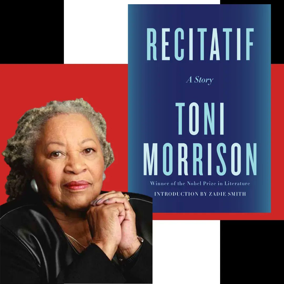 ProjectHBW's tweet photo. Check out yesterday‘s book release of Toni Morrison’s, “Recitatif”, her first short story published in 1983!
#HBW #BlackLiterature #BlackWriting #ToniMorrison https://t.co/7HFkzDQk6K