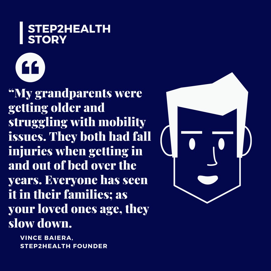 step2bed's tweet photo. A message from our founder, Vince Baiera!
#step2bed #step2health #steptohealth #babyboomer #babyboomers #fallprevention #homehealthcare #homehealth https://t.co/gBpvyLkQrP