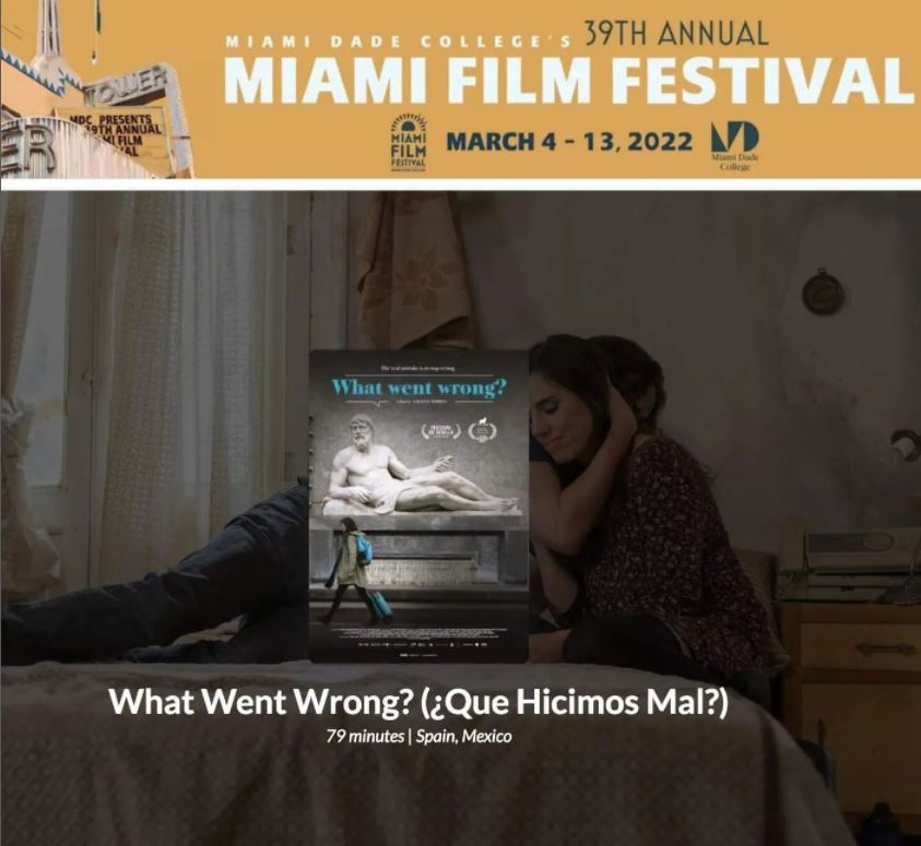 Avaloncine's tweet photo. ¿Qué Hicimos Mal?
What Went Wrong?
@thenetdeer @matriuskafilms @MissWasabiFilms @Avaloncine @ElasticaFilms @TheOpenReel
March 4-13
US Premiere 🙌 https://t.co/97qFOiU7xv