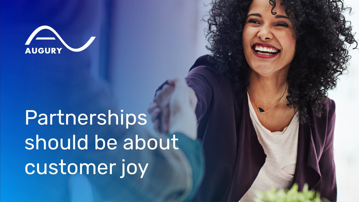 As your business evolves so should your partnerships!

Augury VP of Strategic Alliances Mercer Rowe tells us why they should always put customers first ☝️

Is it time to realign your partnerships? Find out 👉  bit.ly/AuguryPartners…