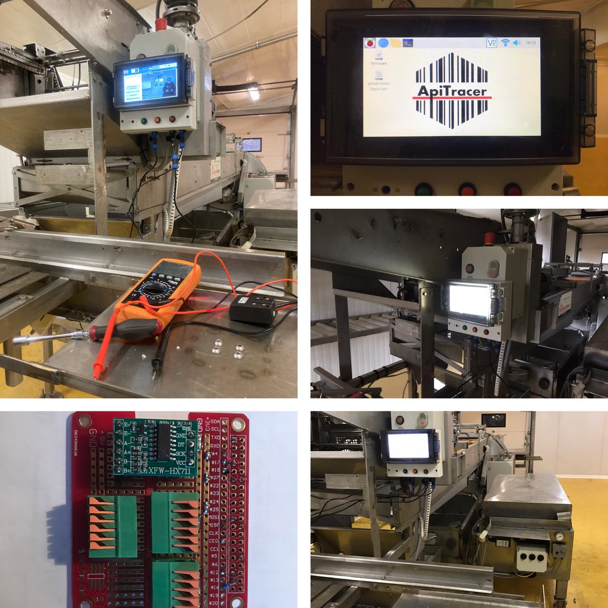 FamilleBoye's tweet photo. Test&installation du nouveau boîtier ApiTracer en miellerie ! Vivement le printemps pour démarrer la chaîne ! 🤞🐝 #apitracer #apicultureconnectée #miel #apiculture #beekeeping #connectedbeekeeping https://t.co/Li6bugc0a6