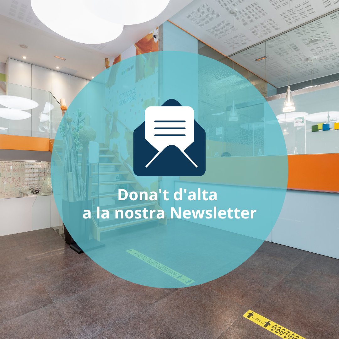 ClinicaCurull's tweet photo. Vols estar al corrent de totes les nostres promocions i alhora, saber els millors consells de #salutdental perquè puguis gaudir de la millor versió del teu #somriure? 🤔
Dona’t d’alta a la nostra newsletter mensual al següent enllaç 👇 

https://t.co/TdPyh41f19 https://t.co/VTn5sOP9td
