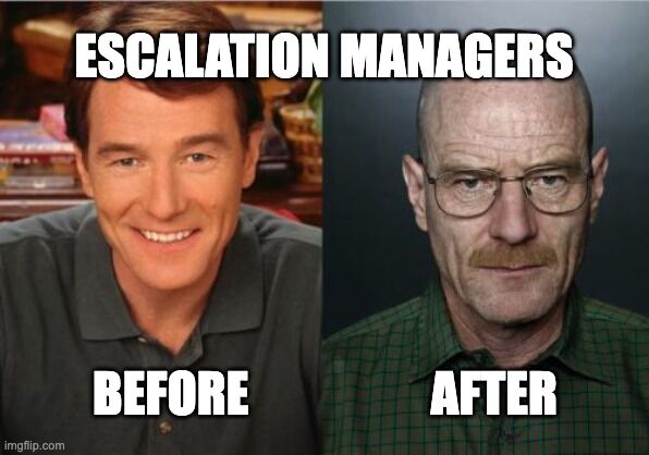 When leadership doesn't set the customer support team up for success: 

#customersupport #cx #custserv #escalationmanagement