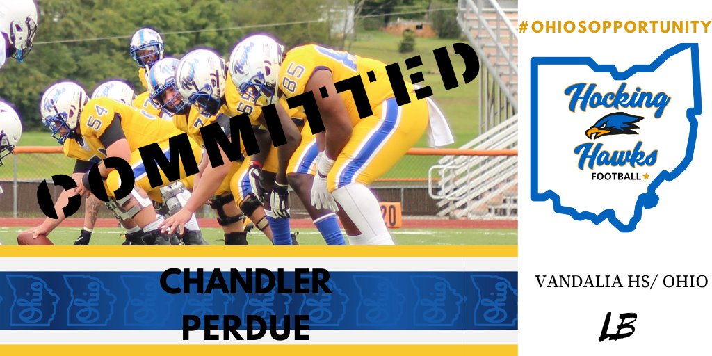 Hocking Football would like to welcome Chandler Perdue to the Family!
#OhiosOpportunity