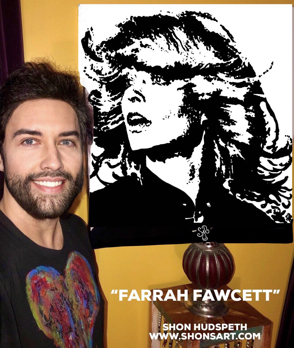 Shon Hudspeth (@shonhudspeth) on Twitter photo Happy Birthday <a href="/FarrahFawcettFN/">Farrah Fawcett Fnd.</a> ❤️ ~ <a href="/shonhudspeth/">Shon Hudspeth</a> shonsart.com #FarrahFawcett #Farrah #ShonHudspeth #CharliesAngels Happy Birthday <a href="/FarrahFawcettFN/">Farrah Fawcett Fnd.</a> ❤️ ~ <a href="/shonhudspeth/">Shon Hudspeth</a> shonsart.com #FarrahFawcett #Farrah #ShonHudspeth #CharliesAngels