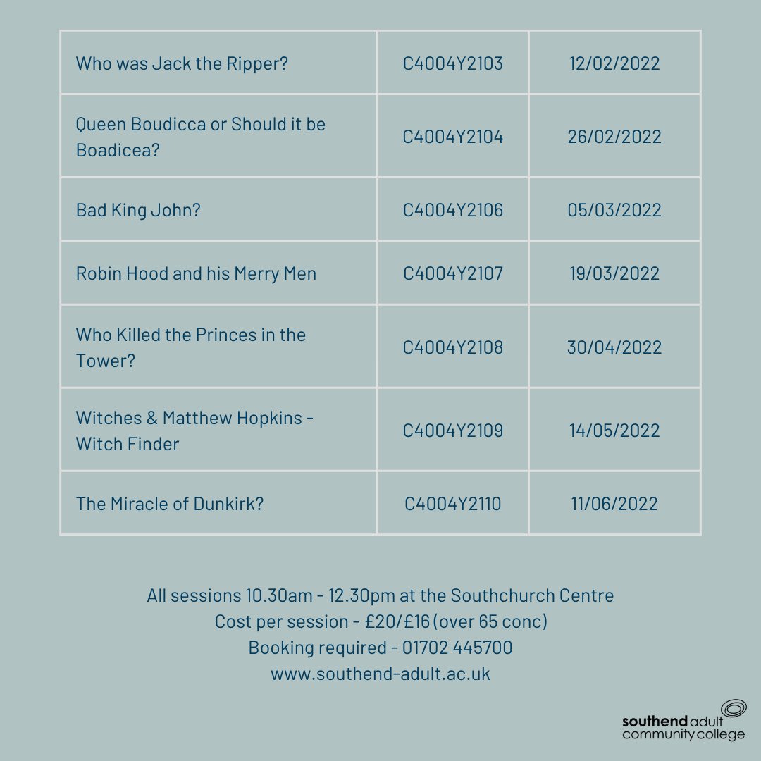 Southend Adult Community College tweet media