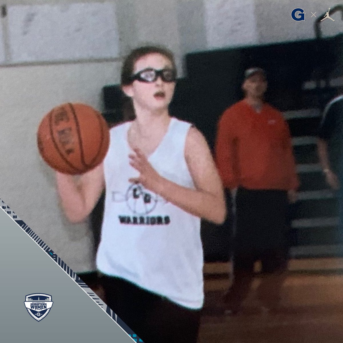 GeorgetownWBB's tweet photo. Every #Hoya had to start somewhere! On #NGWSD we celebrate our female student-athletes and encourage all girls to get active! 

#HOYASAXA #HoyaWomen #WeAreOne https://t.co/CQ1ksiI0Le