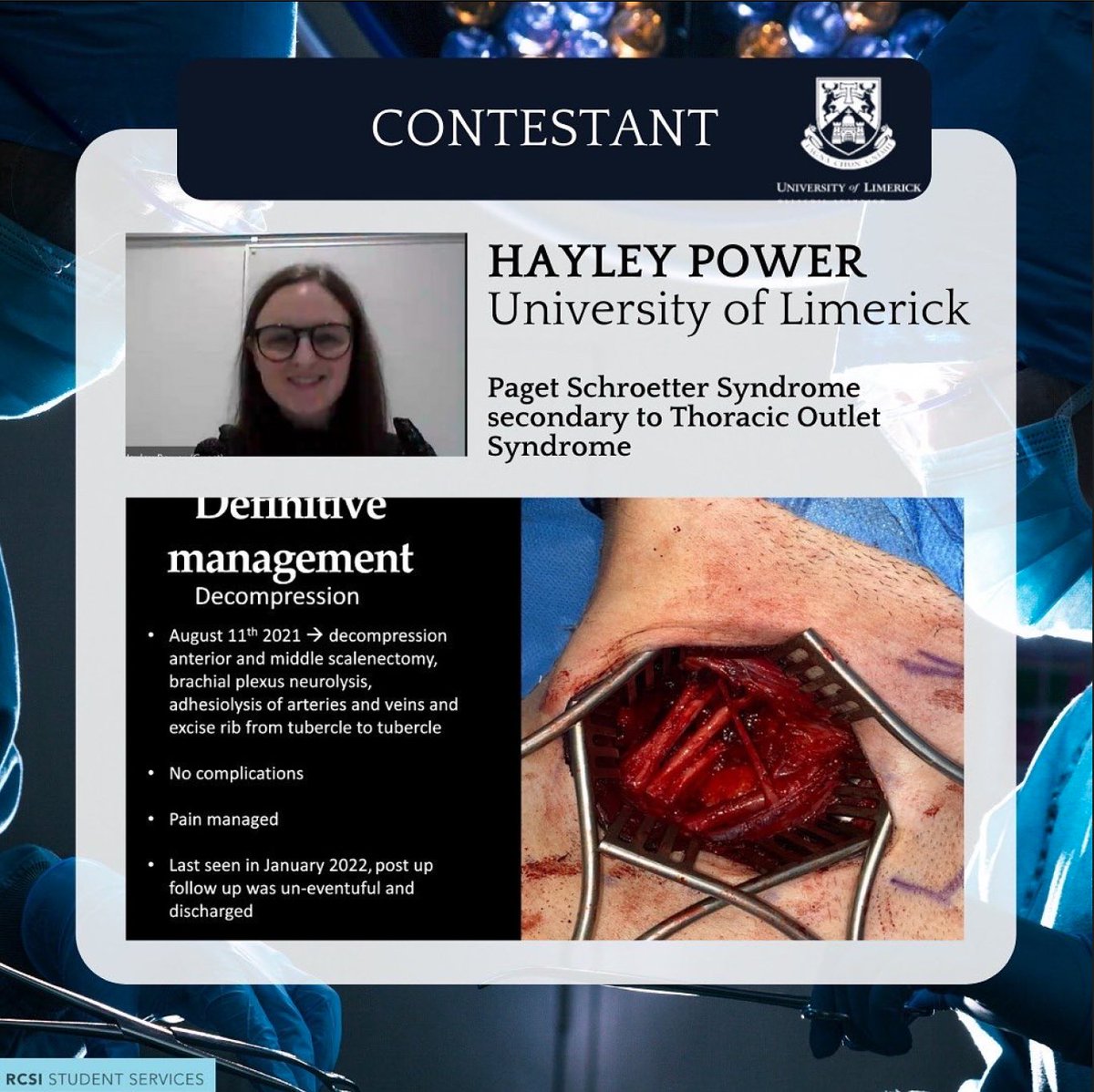 We are pleased to announce the winner of the Intercollegiate Case Competition: Susan Yi Yang from Trinity College Dublin! Congratulations, Susan! 

We would also like to thank our judges, Prof. Jack Kelly, Dr. Reem Salman, Ms. AnnMaria Byrne, and Prof. Mohsen Javadpour.