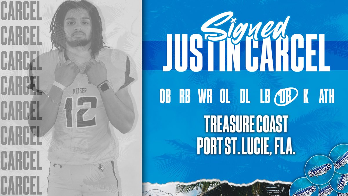 KeiserFootball's tweet image. Welcome to the family, 𝗝𝘂𝘀𝘁𝗶𝗻 𝗖𝗮𝗿𝗰𝗲𝗹!

𝗦𝗶𝗴𝗻𝗶𝗻𝗴 𝗗𝗮𝘆 𝗖𝗲𝗻𝘁𝗿𝗮𝗹 ➡️ bit.ly/3uhTc6y

#NSD22
#DefendTheBeach