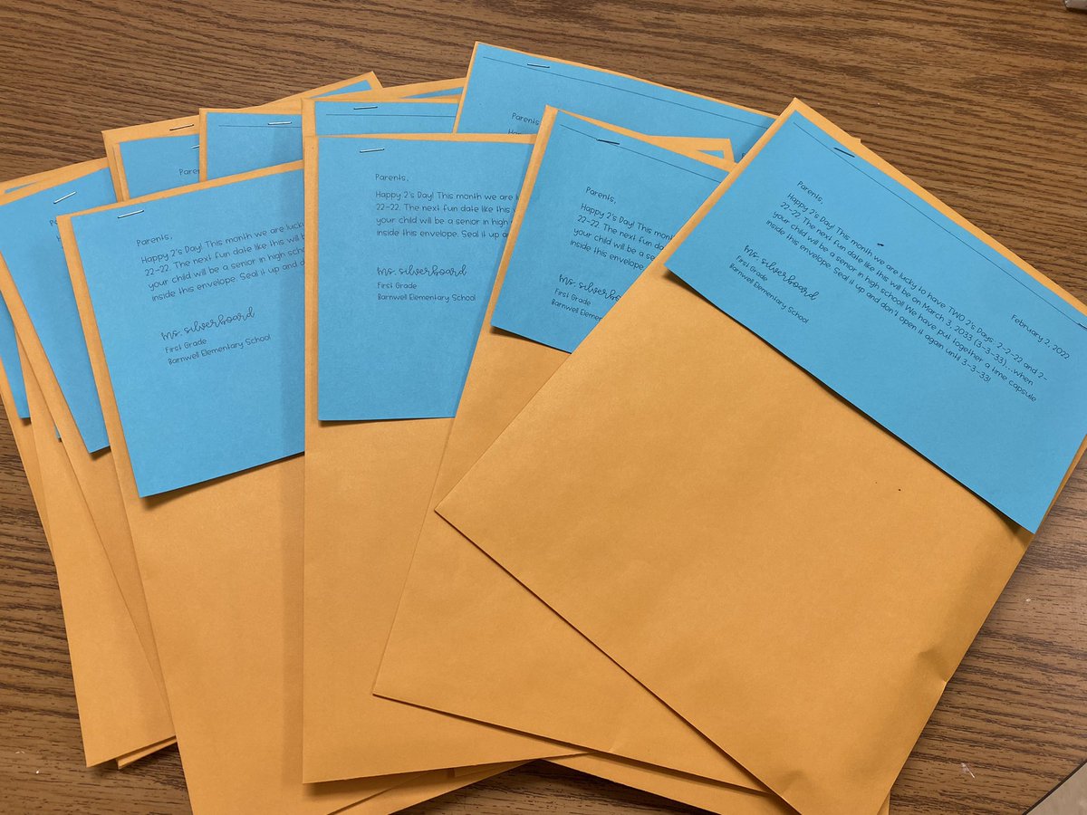 Signed, sealed, delivered! Do not open again until 3-3-33 when you’re a SENIOR in high school!