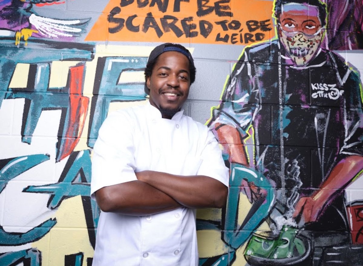 LauraHayesDC's tweet photo. “How I create recipes and my flavor combinations—I tend to make it up as I go. I’m freestyling with food. I can make anything taste good.” - @kissthech3f. Read about his all-day brunch restaurant opening in D.C. in May. https://t.co/Hv4aWuf562 https://t.co/Ms1SeMowmA