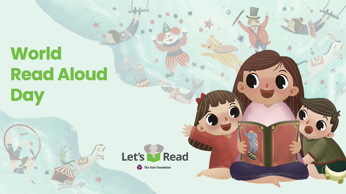LetsReadAsia's tweet photo. Today is #WorldReadAloudDay!
Celebrate the magic of read aloud with the kids in your life by sharing stories from https://t.co/KwPT7nFAVK
#readaloud #ChildrensBooks #letsreadasia https://t.co/9lWG4stU38