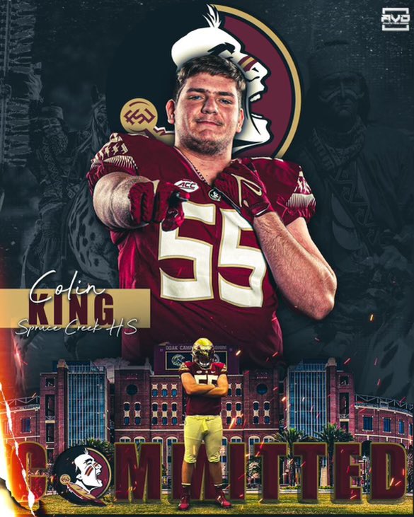 Colink56's tweet image. Done deal! Thank you Coach Price, @speegistheman,@CoachMikeKlein, @adam_franco and my parents for getting me to this point. Thank you @Coach_Norvell, @CoachAAtkins, @CooperWilliams_ and @ChuckCantor for believing in me. @FSUFootball Time to get to work!