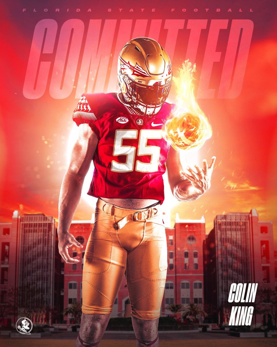 Colink56's tweet image. Done deal! Thank you Coach Price, @speegistheman,@CoachMikeKlein, @adam_franco and my parents for getting me to this point. Thank you @Coach_Norvell, @CoachAAtkins, @CooperWilliams_ and @ChuckCantor for believing in me. @FSUFootball Time to get to work!
