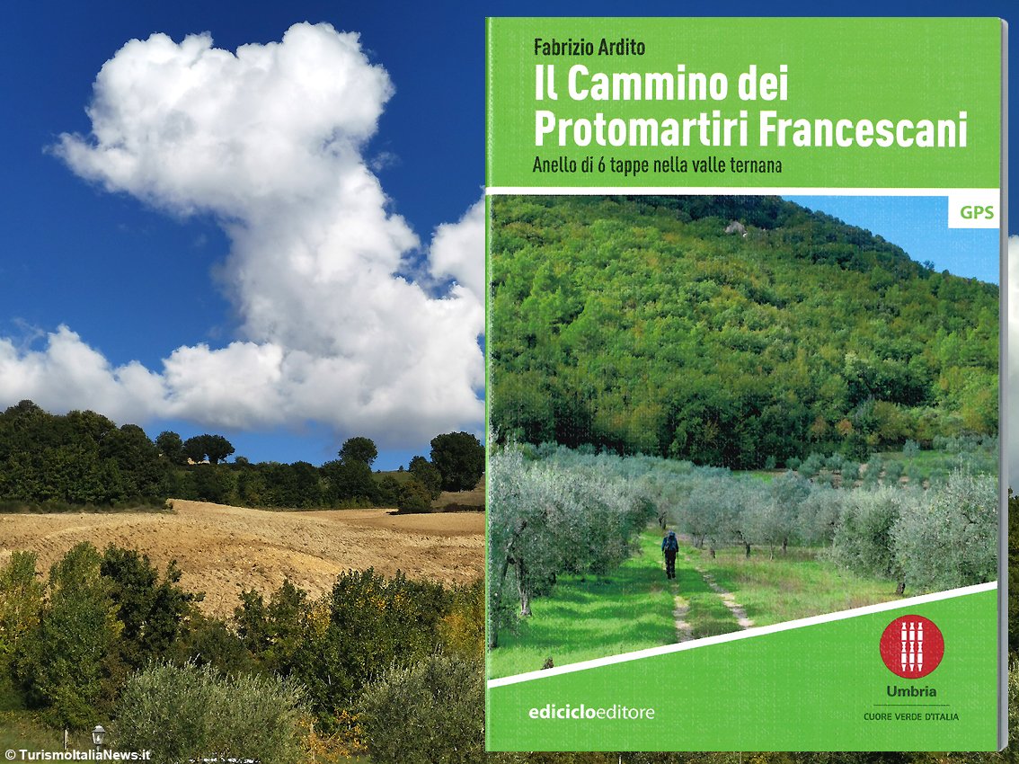TurismoItaliaNw's tweet photo. Il Cammino dei Protomartiri Francescani, un anello a 6 tappe nella Valle ternana, in Umbria: arriva la guida di Ediciclo
Leggi la notizia https://t.co/9LcQDuZzp7
#Cammino #Protomartirifrancescani #Concaternana #turismo #Umbria #Ediciclo #guida @edicicloeditore @UmbriaTourism https://t.co/QCZNDZluZY