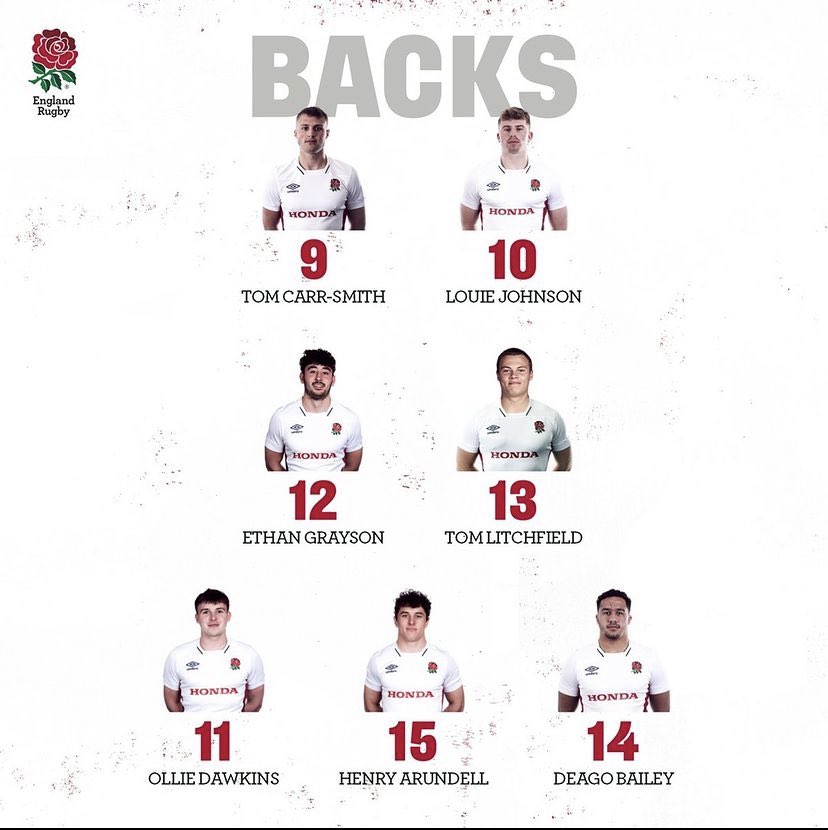 BvilleRFC's tweet photo. Congratulations Ollie Dawkins on your selection for @EnglandRugby U20s. All at Bournville wish you well with the campaign 

#oneofus #uptheville #OD11 https://t.co/usZ8iK5hkc