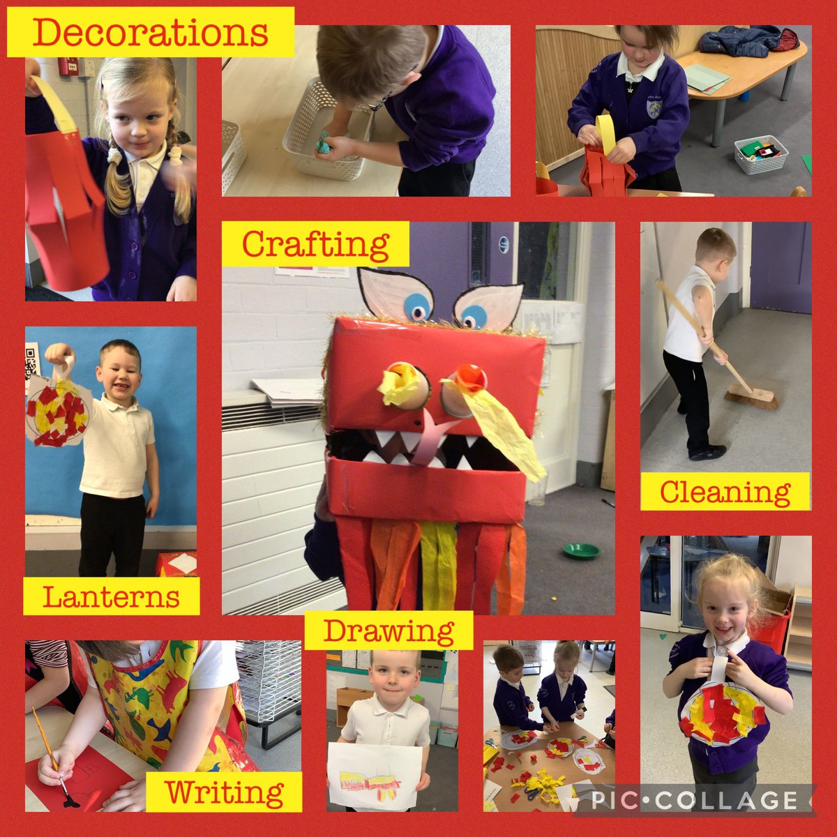 EllistonFT's tweet photo. We are loving learning all about Chinese New Year and comparing it to other celebrations we have taken part in before 🐅 https://t.co/XaHhzH5afP