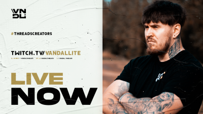 TheThreadsGG's tweet photo. CEO @Vandallite is LIVE! 📌
Come hang out with Vandal with special guest star @ShanRockShakeUK and see what these two are discussing on The Vandal Live Show!
🌐https://t.co/incnlWQIeB
#ThreadsGG | #ThreadsCreators https://t.co/6Y4eIwZquT