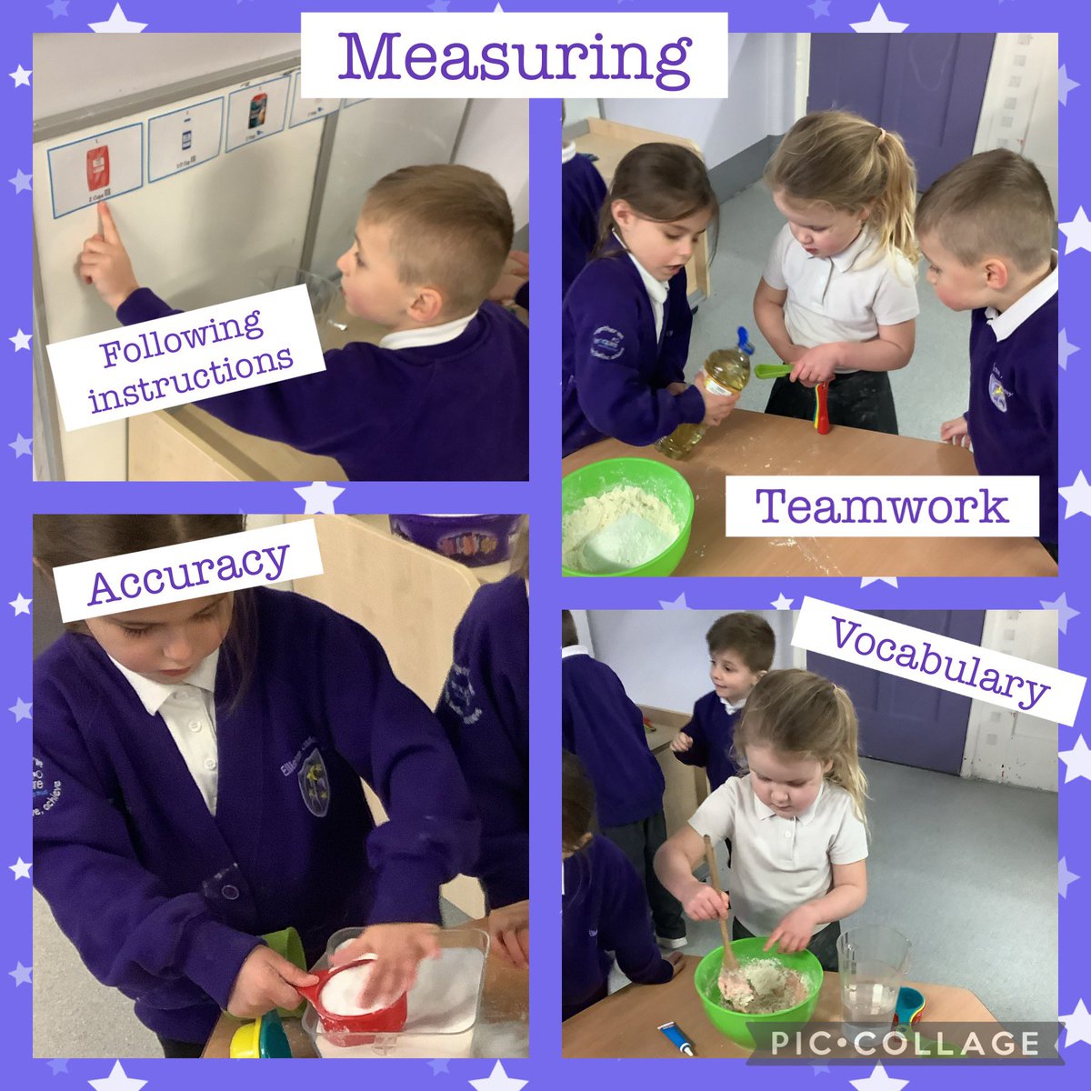EllistonFT's tweet photo. Working hard at the playdough station to measure accurately to ensure our dough is the right consistency ⚖️ https://t.co/z8AomO97Ob