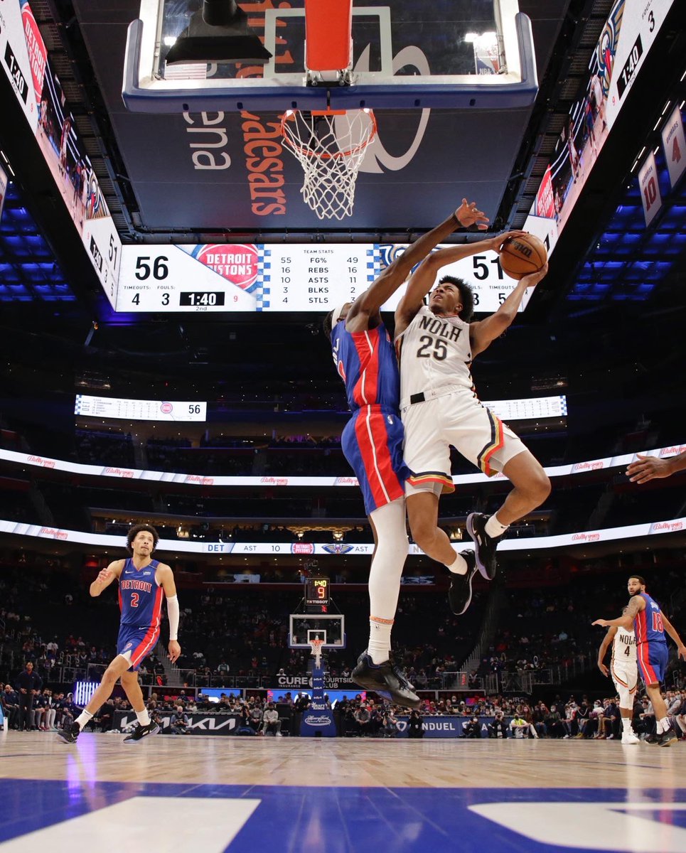 PelicansNBA's tweet photo. Career-high night for the rook ๐ https://t.co/WC0KBc0QIu