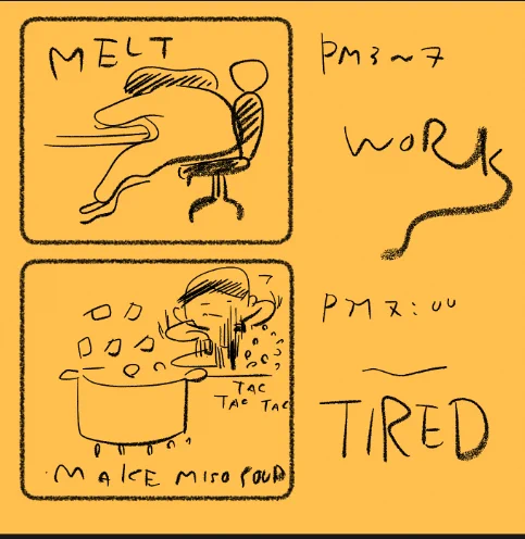 Almost melt
#hourlycomicday #HourlyComicsDay2022 https://t.co/bS0gBqQVuw 