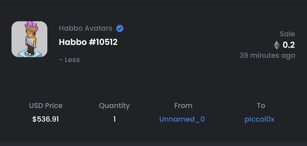 piccol0x's tweet photo. @OwlManStudio @wizardofsoho @HabboNFT Oof… am I a bot? https://t.co/EjlJcdzhWe