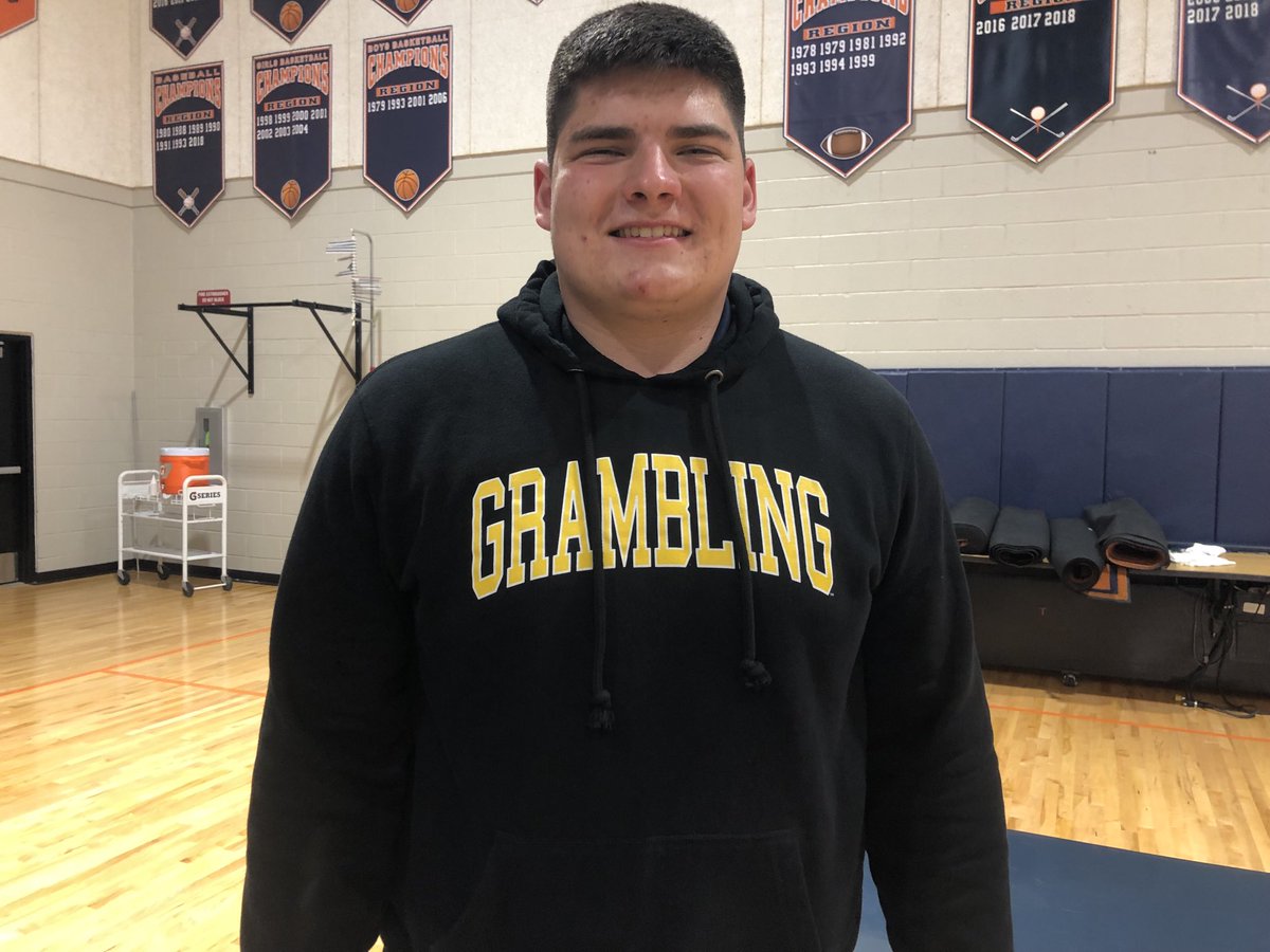 swrightwpbf's tweet photo. #GramFam !!! Benjamin School’s Dalton Lyons is coming your way. The big 6’5 300lb offensive lineman making his decision official today. @BenjaminBucsFB @DaltonLyons79 @GSU_TIGERS @Grambling1901 #wpbfsigningday https://t.co/ah0wQDyv8F
