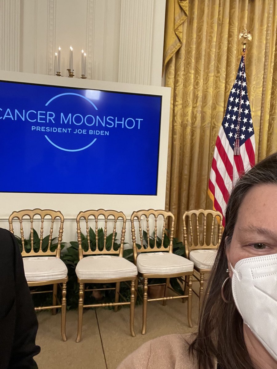 LLacasseACSCAN's tweet photo. Excited to be with ⁦@POTUS⁩ ⁦@FLOTUS⁩ ⁦@VP⁩ for official announcement of reigniting the Cancer Moonshot. ⁦@AmerCancerCEO⁩ https://t.co/uEaLTKGURv