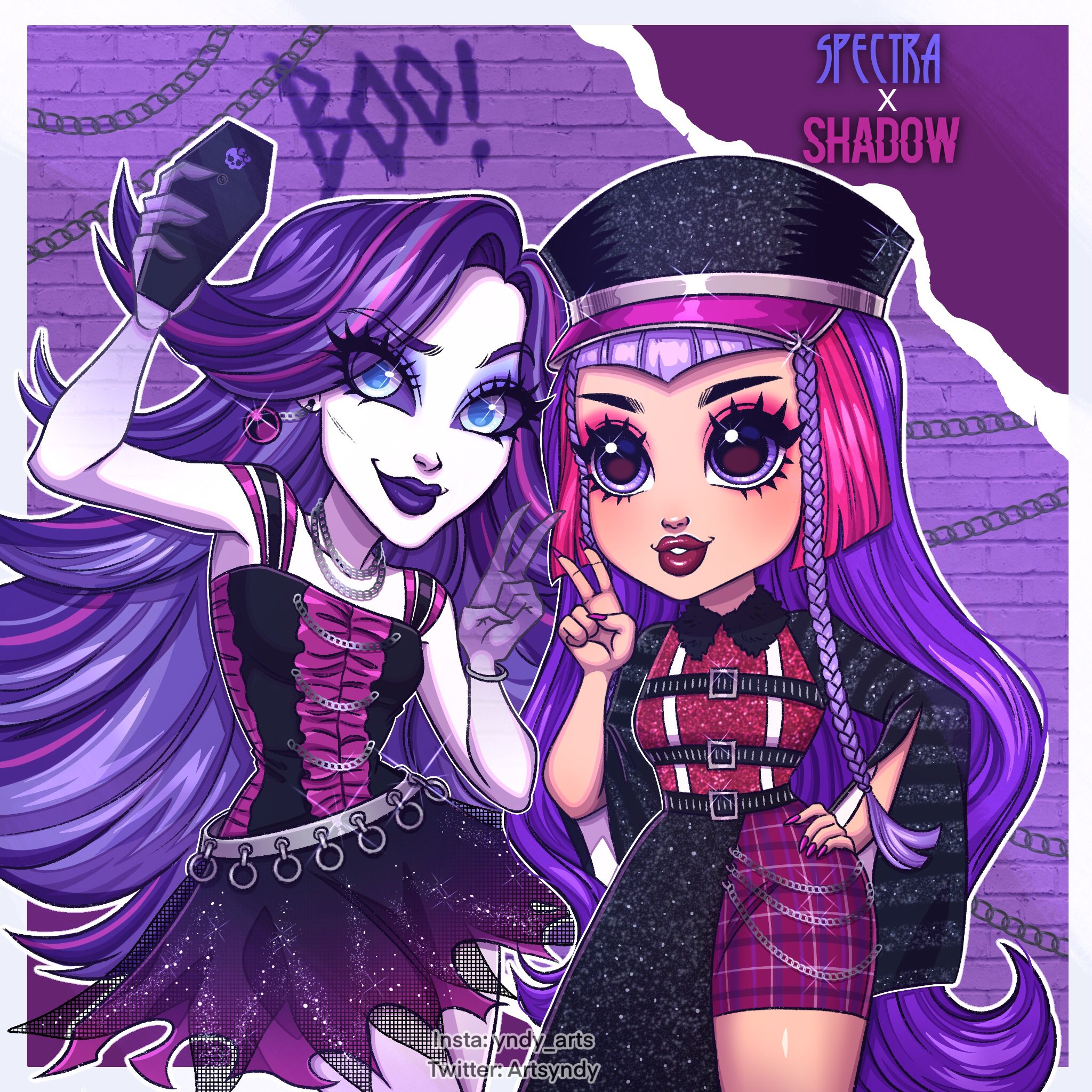 Yndy arts X Spectra x Shadow LOLsurprise MonsterHigh Spectra SpectraVondergeist Shadow https t Oyn7cEC6WV X