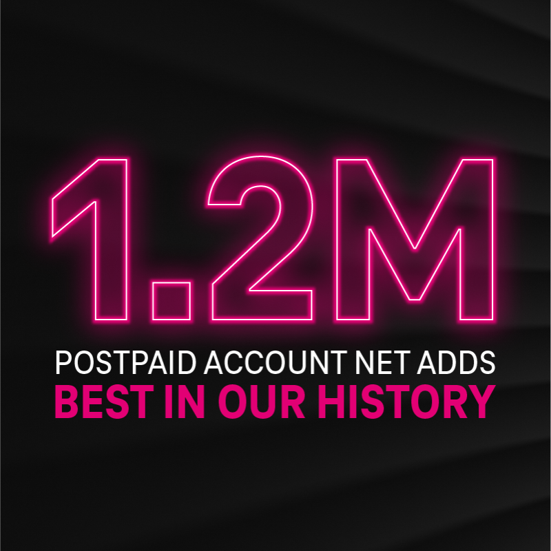 MikeSievert's tweet photo. .@TMobile's earnings: 

⭐️ Record postpaid customer growth 
🔥 210M covered people with UC #5G 
📈 Industry-leading service revenue growth 
🥇 Led the industry in broadband growth in Q4 
🏢 Strong win-share with Enterprises &amp; Government