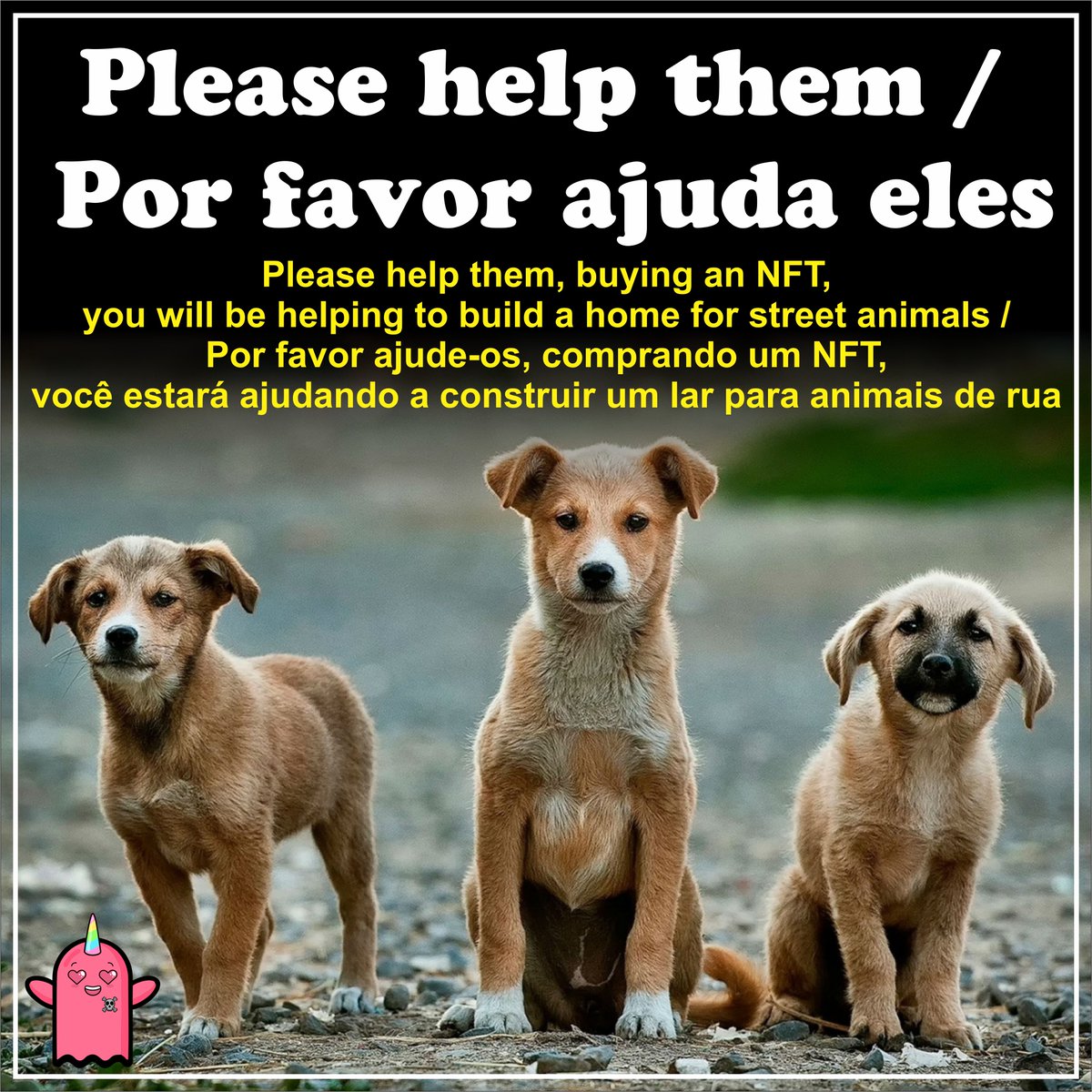 NFTGhost28's tweet photo. @MrBeast Hey Mrbeast do you wanna help us please?
buy some NFT for help animal for street, we would greatly appreciate your help #nft #MrBeast #helpthem #buynft 
https://t.co/E5dbwujj9C https://t.co/pa2a6yH3Ts