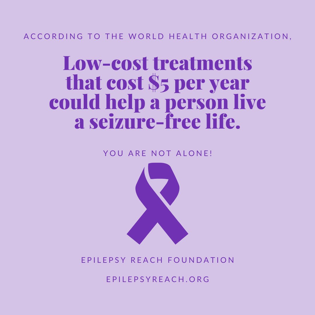 EpilepsyReach's tweet photo. According to the WHO, low-cost treatments that cost $5 per year could help a person live a seizure-free life. #epilepsyreach #epilepsyreachfoundation #epilepsy #epilepsyawareness #epilepsystrong #epilepsywarrior #Epilepsyfighter #epilepsyfact https://t.co/MA8B3EF2Ul