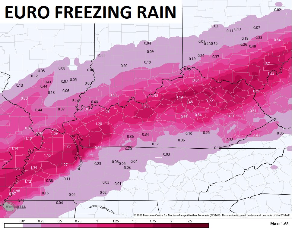 Kentuckyweather's tweet photo. The EURO is a devastating hit. #kywx https://t.co/STpYnS78qn