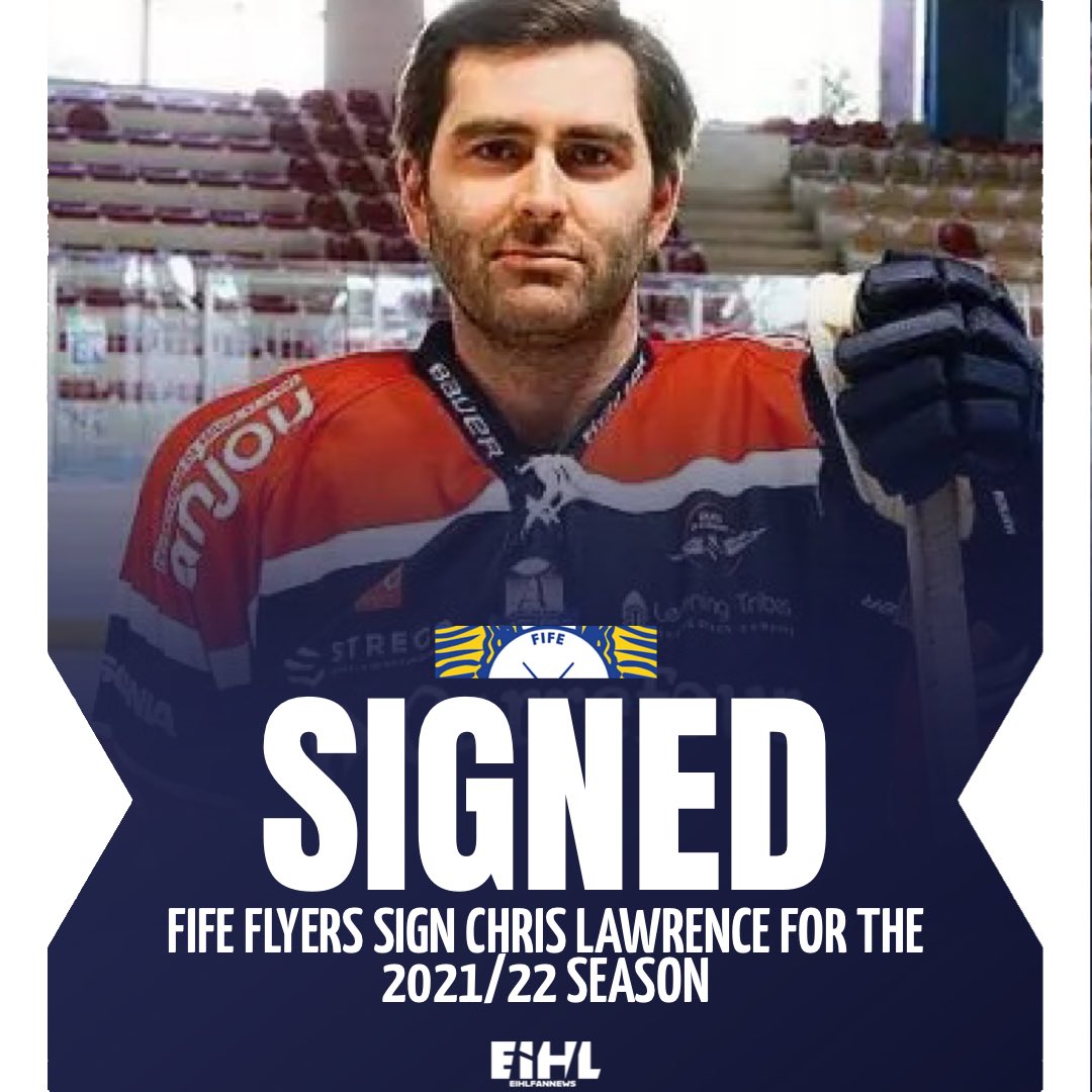 ✍️ 𝗦𝗜𝗚𝗡𝗘𝗗: <a href="/FifeFlyers/">Fife Flyers 🏴󠁧󠁢󠁳󠁣󠁴󠁿🏒</a> ✈️ have announced the signing of forward Chris Lawrence from free agency.