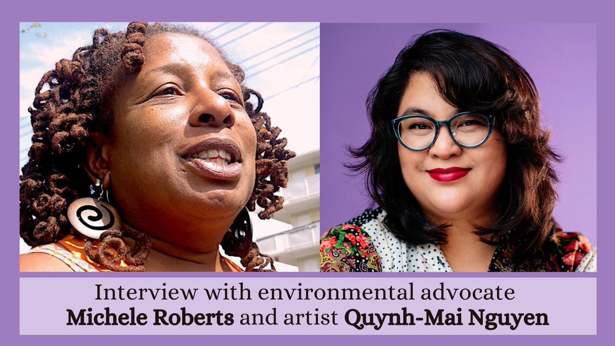 a_justclimate's tweet photo. How can art advance climate justice? Environmental justice advocate Michele Roberts and artist Quynh-Mai Nguyen talk about @a_justclimate’s new visual ad campaign that aims to do just that in the latest issue of Burning Worlds. #BuildBackWithJustice
https://t.co/GByLGbzYTw https://t.co/n1cHldkUTD