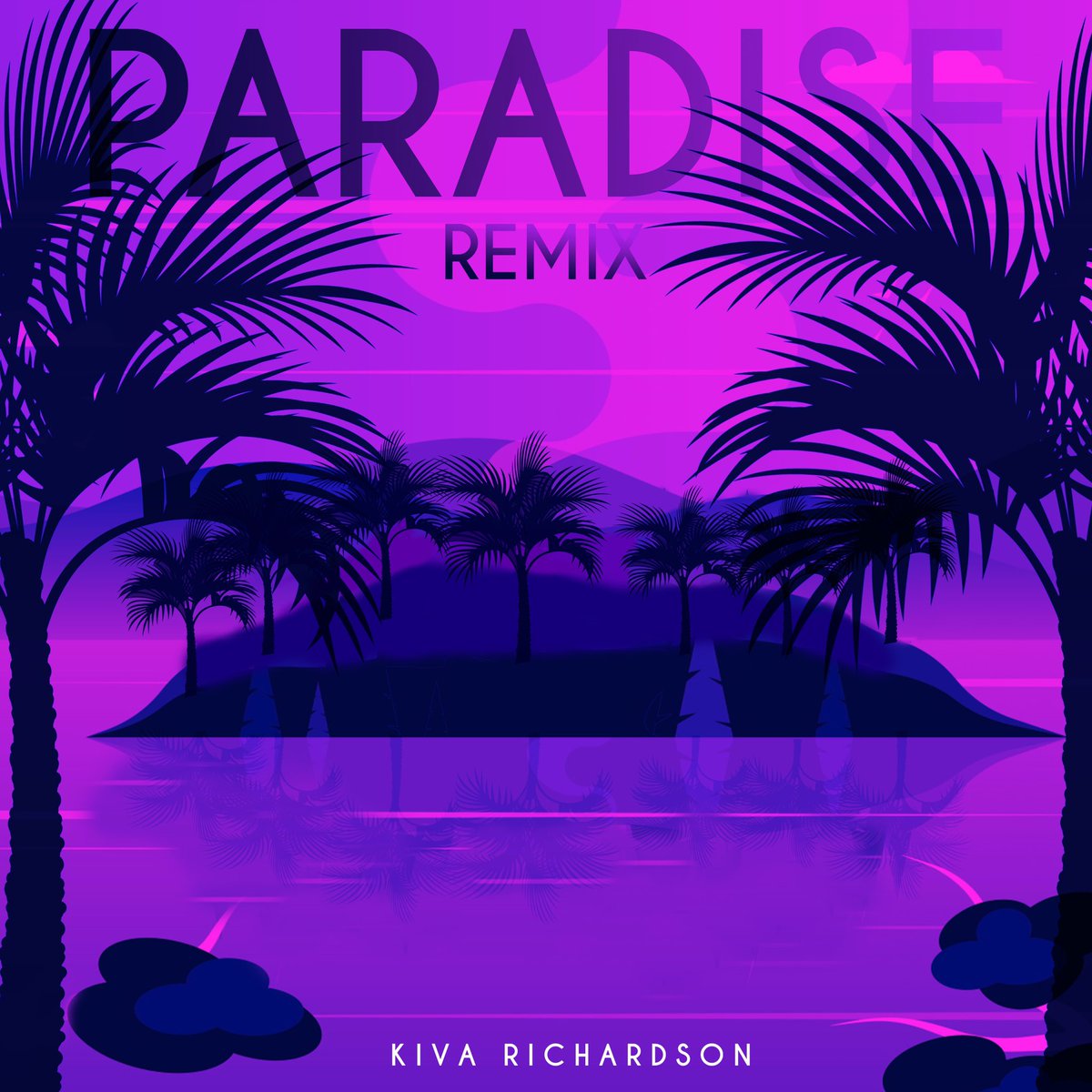 KivaRichardson's tweet photo. I will be dropping a “Paradise” remix on Valentine’s Day produced by my Uncle Slisce. I love what he did with the beat also so yeaaaa 😎 
Graphics @Di_Finizio https://t.co/e1ixgBliTo