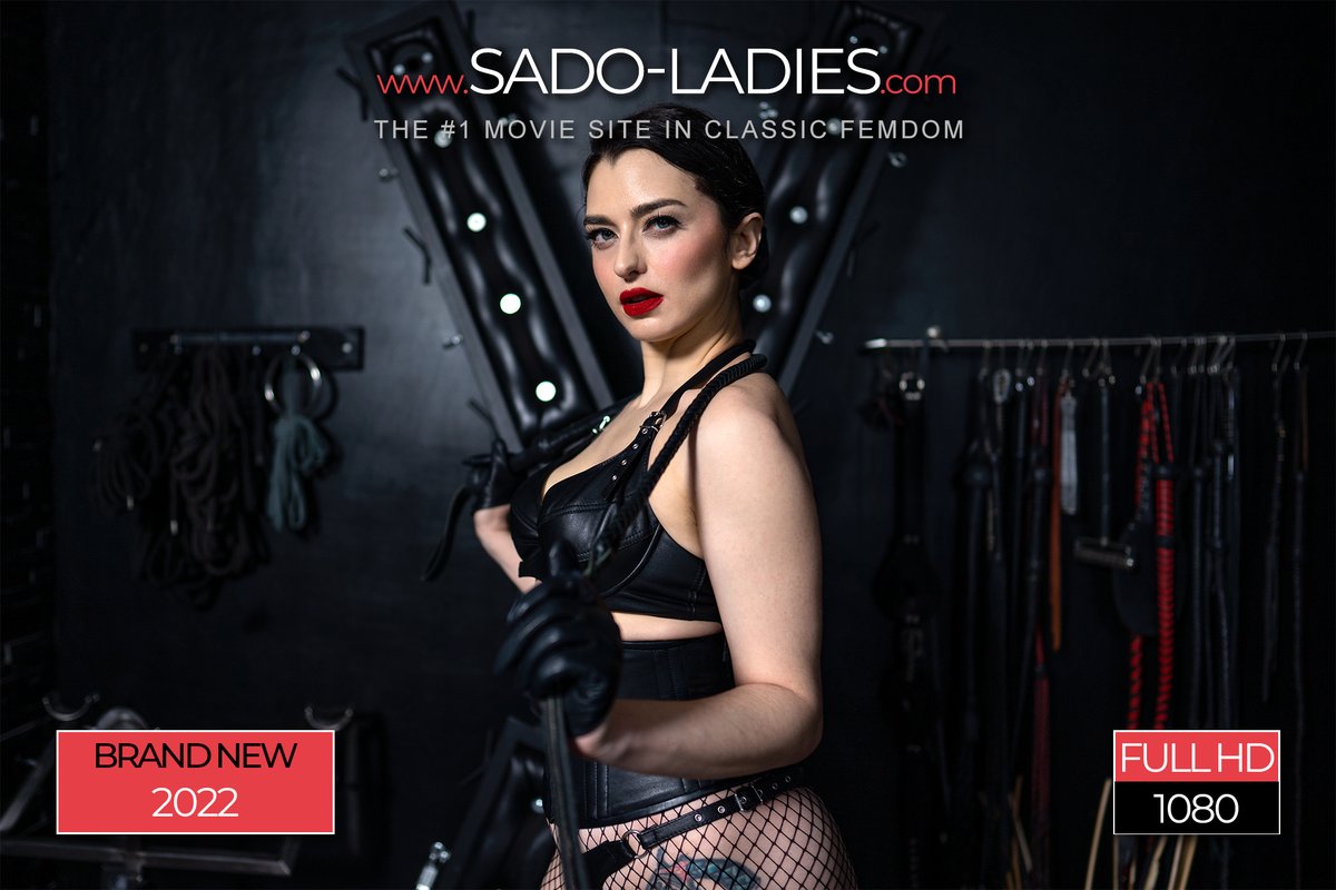 sadoladies's tweet photo. It was a great time! We had a wonderful, very effective day of shooting and are so happy to have you with us! SADO-LADIES proudly presents: 
@missbellalugosi 👑🖤 https://t.co/kaNyBAqmDS