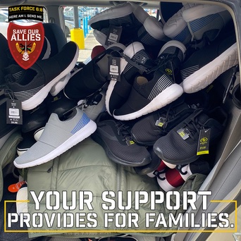 SaveOurAllies's tweet photo. Thank you to those who have donated, purchased online, and continued to support SOA. This is what your support has provided. Necessities for our Afghan families. To those that want to help, join us at https://t.co/3aT1FteMyg

#afghanistan #afghanallies #saveourallies #taskforce68 https://t.co/XkfzE5KXR2