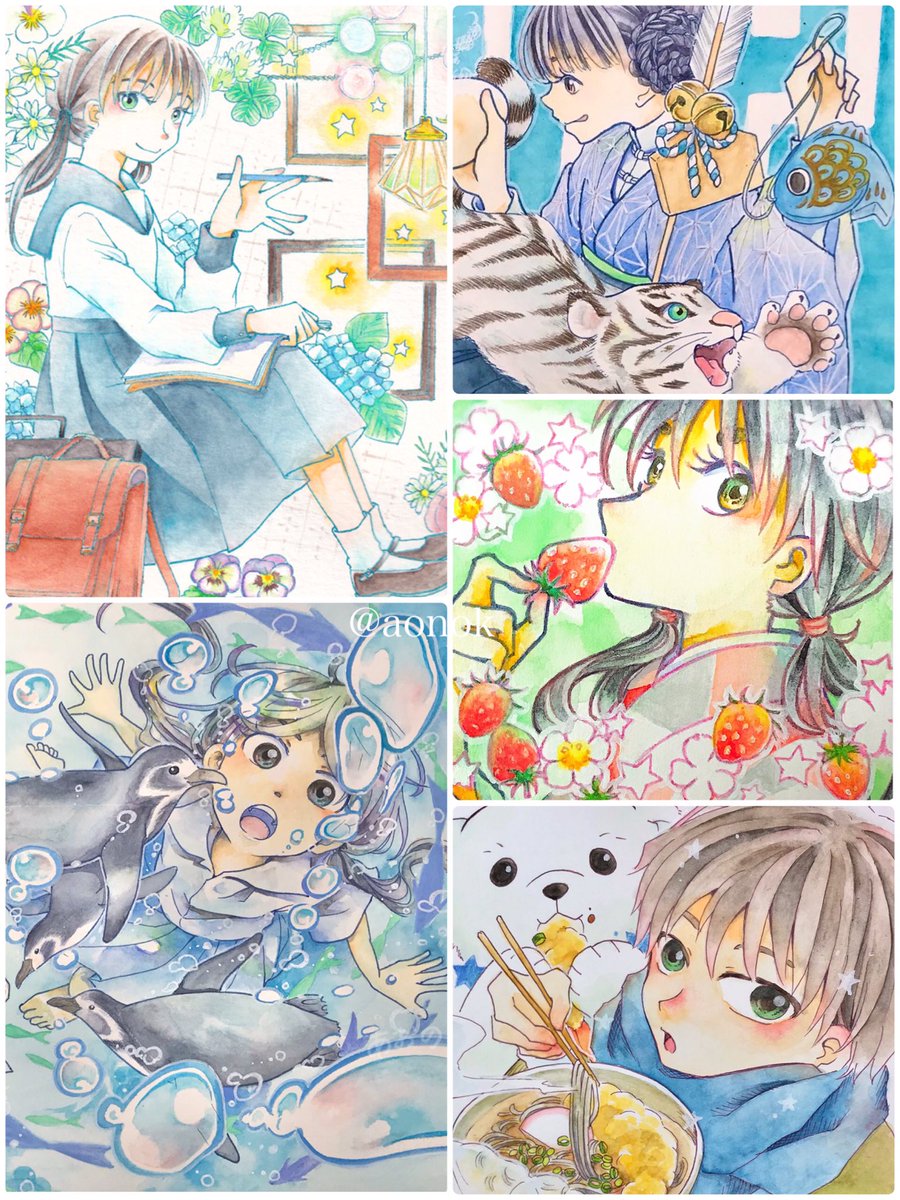 aonok's tweet photo. 透明水彩中心にイラスト・漫画制作
▷声優事務所カレイドスコープさまボイスコミック「きなこと麦星書房」絵担当https://t.co/ZMXldanGrW
▷LINEスタンプ「星しろくま」販売中 
▷skeb https://t.co/U7TIluCmN3
▷booth https://t.co/JTWx5PeIof
▷質問箱 https://t.co/QefkmIhR09
#あおの映画帖 https://t.co/4cNRPrLRaT