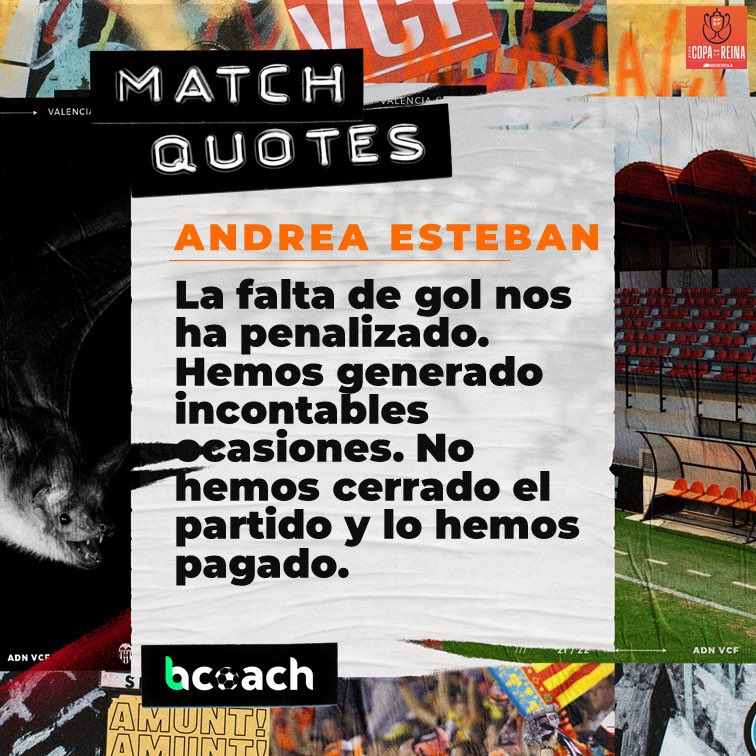 VCF_Femenino's tweet photo. 🗣️ Declaraciones @bcoachapp de Andrea Esteban, entrenadora del #VCFfem 🦇
#RayoVCFfem 1️⃣⚔️1️⃣
#ADNVCF 🦇 https://t.co/7Nlq9rIAeh