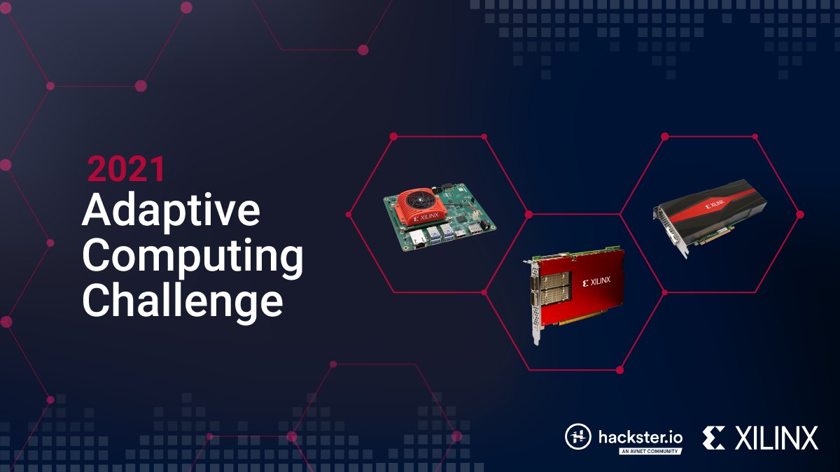 Hacksterio's tweet photo. There's just over a month left to submit your edge computing, data center AI or big data analytics projects to @XilinxInc's #AdaptiveComputingChallenge for a chance to win from $70,000 in prizes! https://t.co/tdCYCbt1wL https://t.co/sG8ab2p5ru