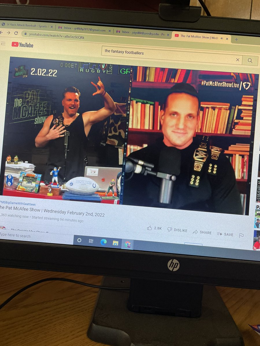 #PMSBigGameWithSeatGeek #PatMcAfeeShowLIVE