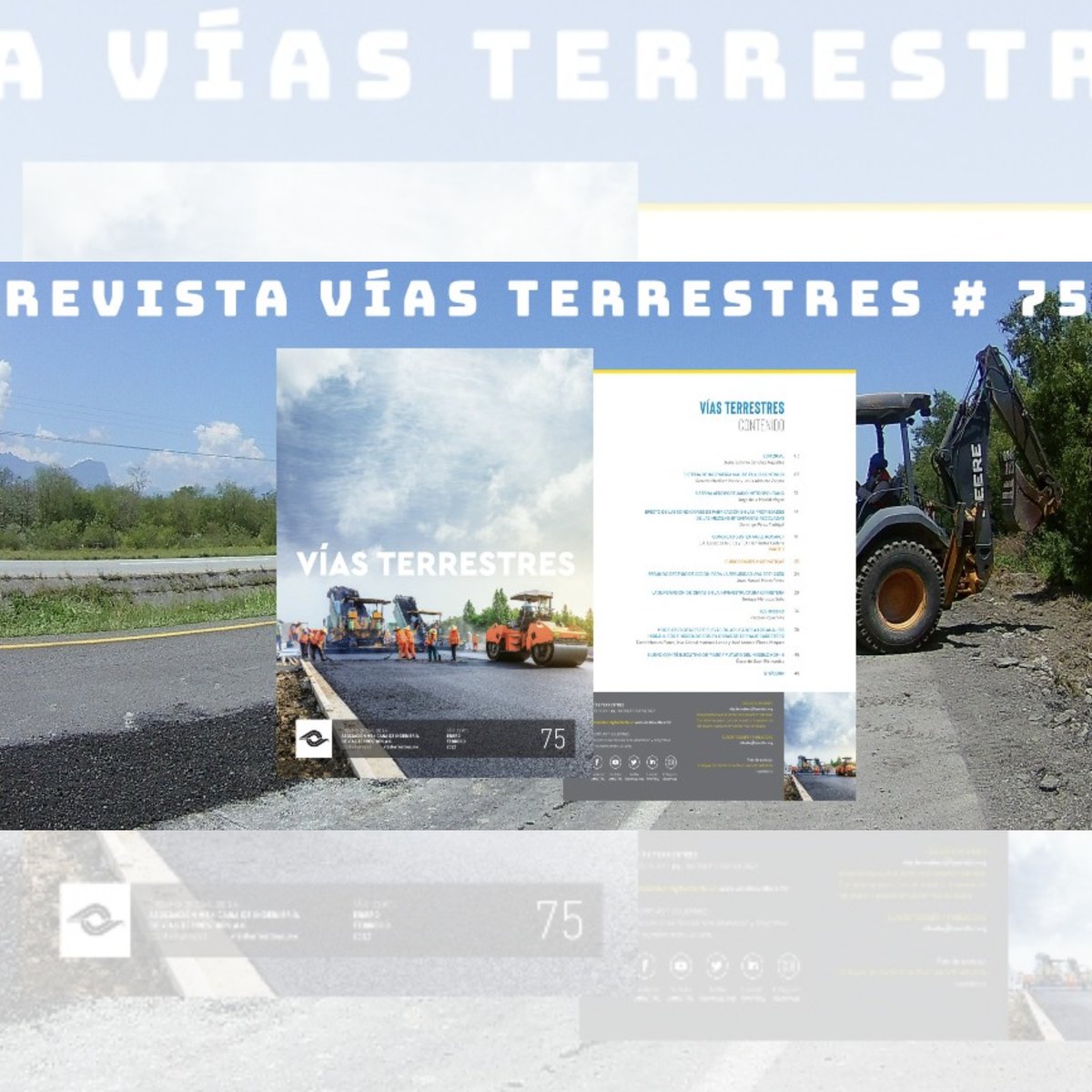 ¿Ya leíste la edición 75 de la revista #VíasTerrestres?
En este número: Efecto de las condiciones de fabricación en las propiedades de las mezclas bituminosas recicladas. Domingo Pérez Madrigal.
Disponible 👉 issuu.com/viasterrestres…