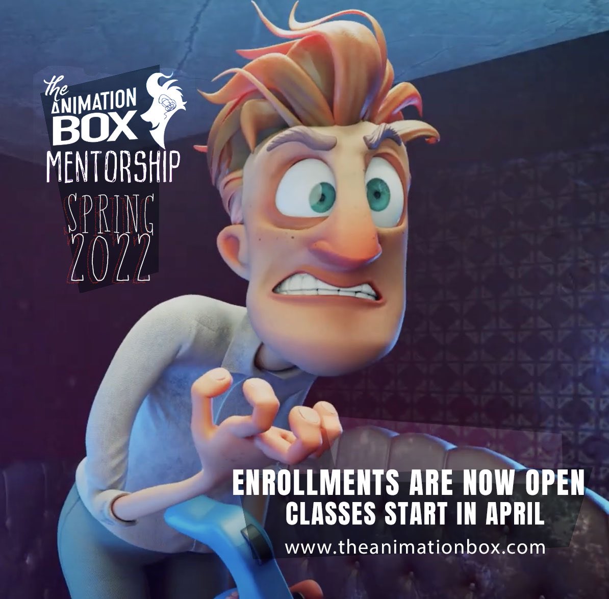 yurilementy's tweet photo. The Animation Box Mentorship enrollments are now open! Classes start in April.
more info at: https://t.co/GYygpZsqhI

#animation #animationschool #cartoon #3danimation https://t.co/wFDAc9dXet
