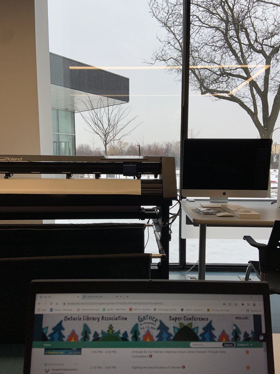 KayMStoddart's tweet photo. Mississauga weather watch at #OLASC from our not-quite-finished Maker Space https://t.co/SkJJhwEJat